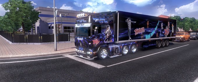 Skins Michael Jackson Show Truck  Eurotruck Simulator mod