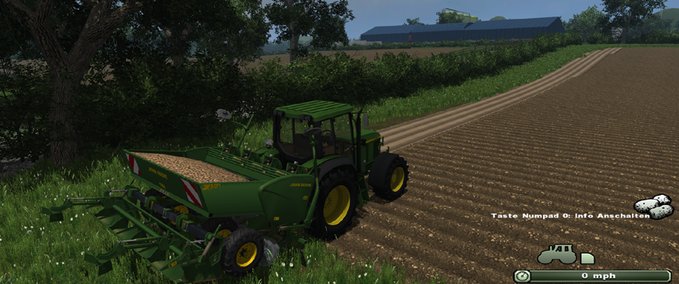Saattechnik John Deere Potato Planter Landwirtschafts Simulator mod
