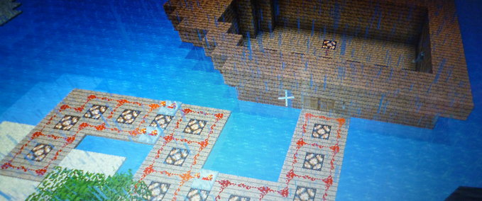 Maps Schiff mit Beleuchtung Minecraft mod