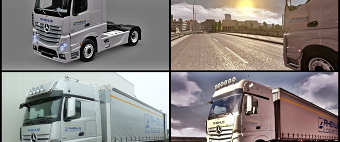 Skins Rhenus Logistics Eurotruck Simulator mod