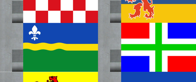Objekte Flaggen Niederlande Provinzen Landwirtschafts Simulator mod