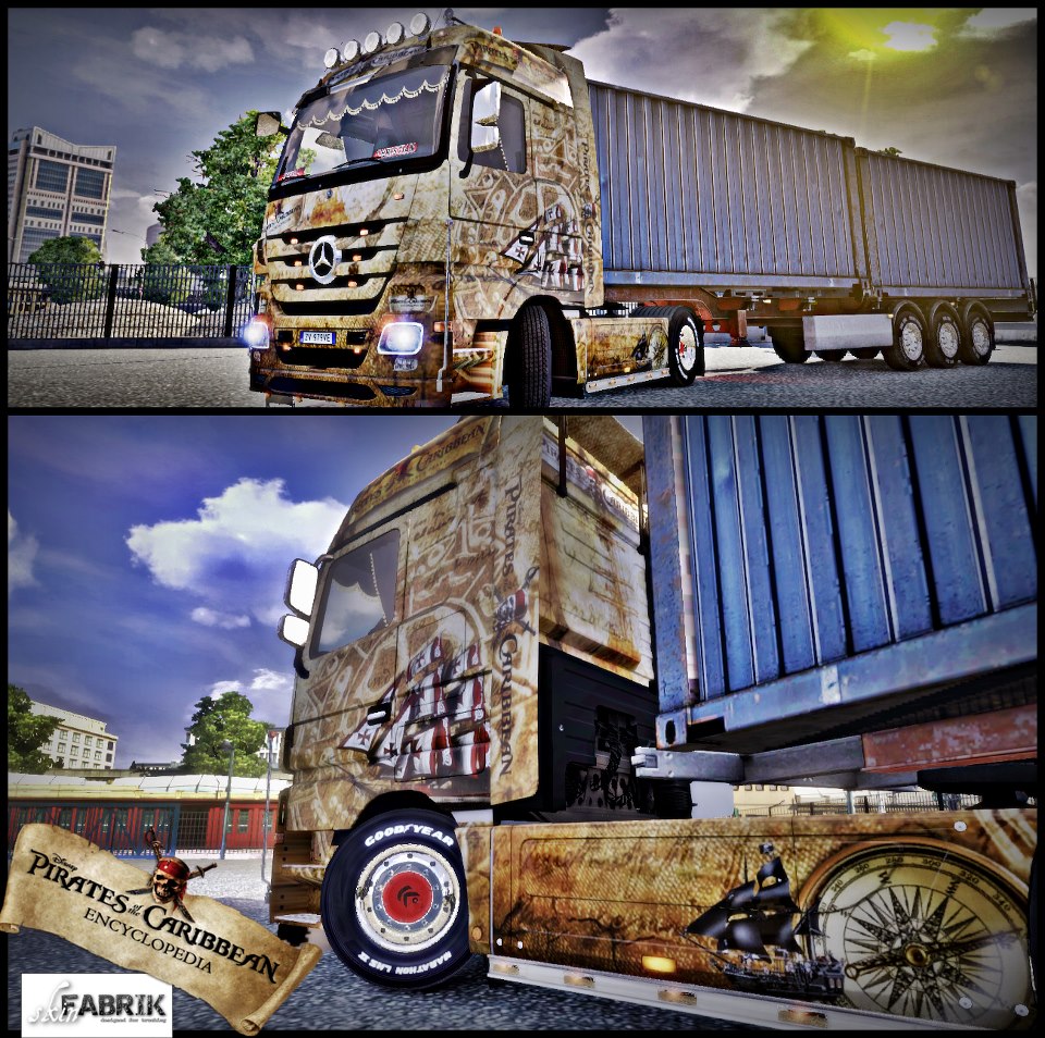 Mercedes Actros Edition Pirates of the Caribbeans - Thumbnail 1