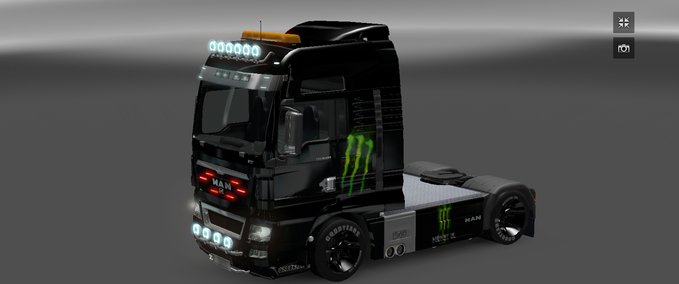 Skins Monster Energy Skin for MAN  Eurotruck Simulator mod