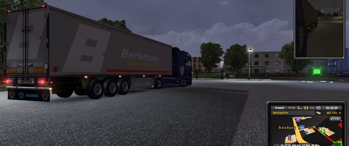 Skins Berkmann Transporte Firmen mod Eurotruck Simulator mod