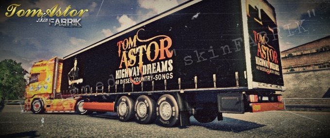 Skins Tom Astor Trailer skin Eurotruck Simulator mod