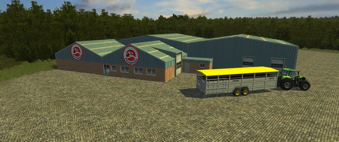 Gebäude mit Funktion Slaughterhouse Landwirtschafts Simulator mod