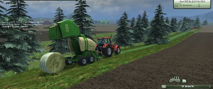 Pressen Krone Comprina V180 Ursus Silage ballen ready Landwirtschafts Simulator mod