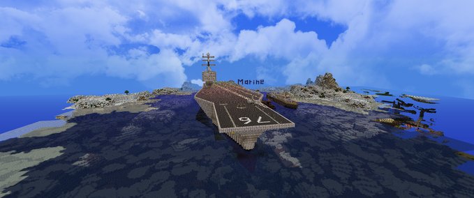 Maps USS Ronald Reagon Minecraft mod