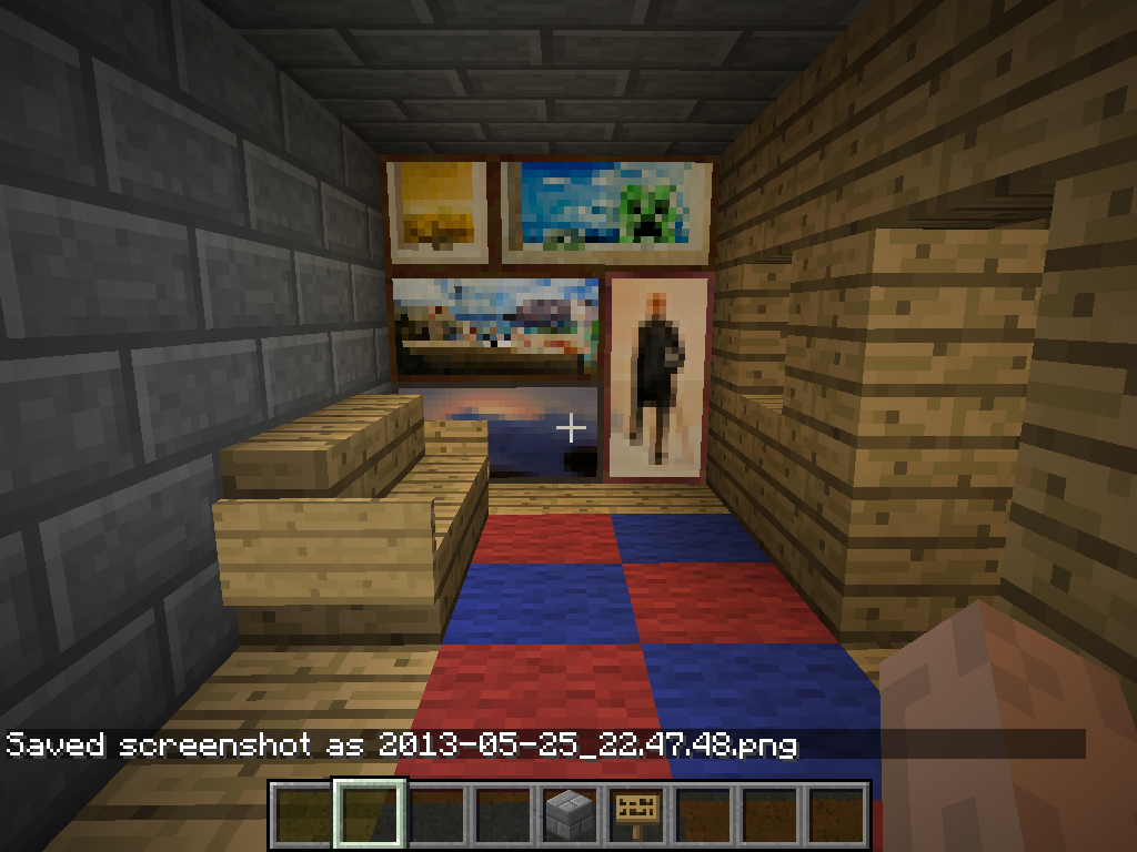 Villager Dorf mit Stadtmauer und Versteck mit Geheimtreppe - Thumbnail 1