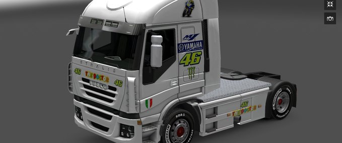 Skins Iveco Valentino Rossi Eurotruck Simulator mod