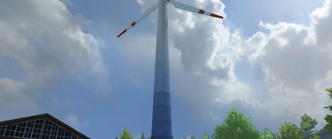 Platzierbare Objekte Windrad mit Transformator Landwirtschafts Simulator mod