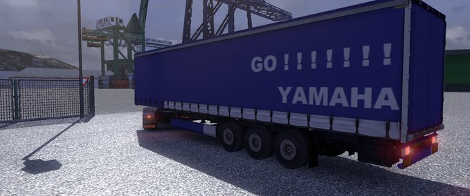 Trailer YAHMAHA RACING TEAM TRAILER Eurotruck Simulator mod