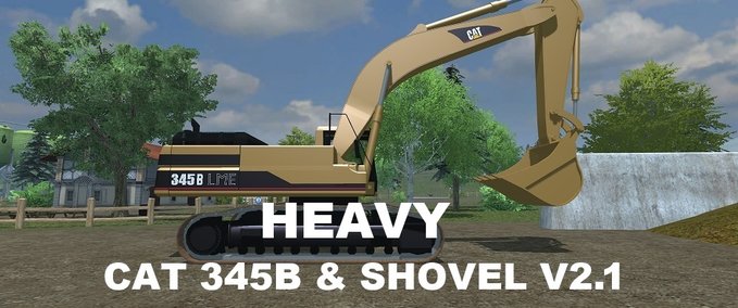 Exevators Cat 345B Pack Farming Simulator mod