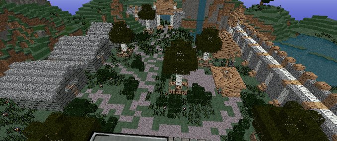 Maps Kleine Burg mit Innenhof Minecraft mod