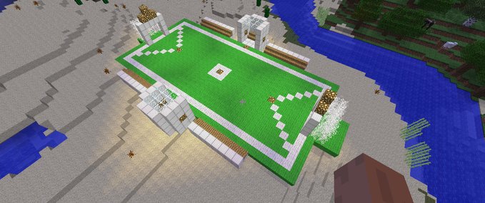 Maps FußballPlatz Minecraft mod