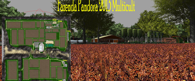 Maps Fazenda Pandora  Landwirtschafts Simulator mod