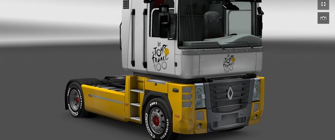 Skins Renault Magnum Tour De France 2013 Eurotruck Simulator mod