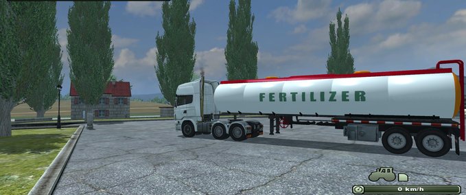 Auflieger Mobile fertilizer refuel tanker Landwirtschafts Simulator mod