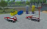 Hooklift Pack Trailer and implements Mod Thumbnail