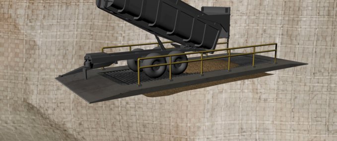 Objekte Abladestelle mit beweglicher Abladeplane Landwirtschafts Simulator mod