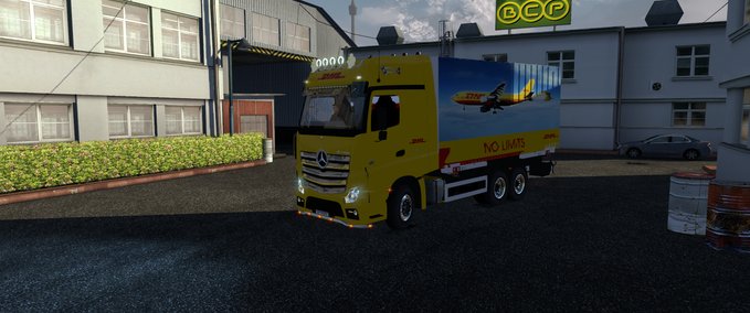 Trucks DHL MPIV SOLO Beta   Eurotruck Simulator mod
