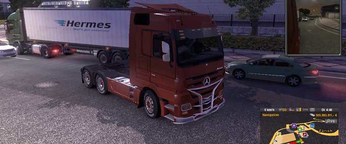 Standalone-Trailer Hermes Trailer Eurotruck Simulator mod