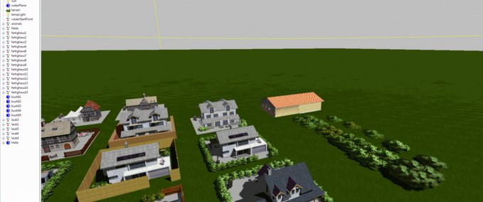 4fach Maps Leere 4 fach Map mit Objekten Landwirtschafts Simulator mod