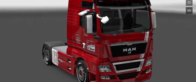 Skins MAN V8 Ducati Corse Eurotruck Simulator mod