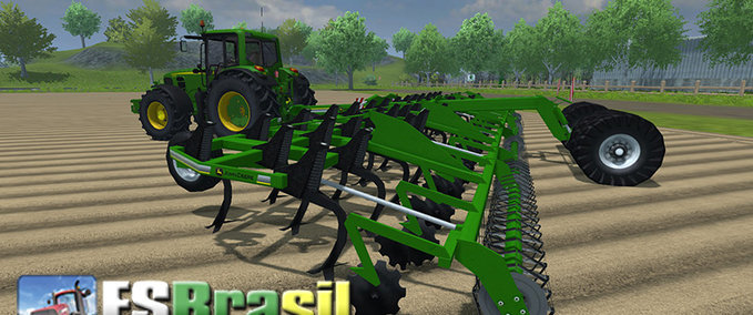 Grubber & Eggen Cultivador John Deere Terrano 12FX Landwirtschafts Simulator mod