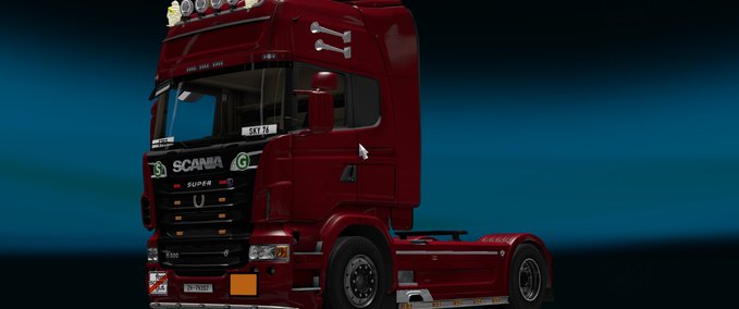 Trucks Scania V8 Tuning mod Eurotruck Simulator mod