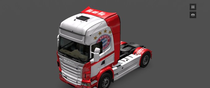 Skins Bayern München Scania skin Eurotruck Simulator mod
