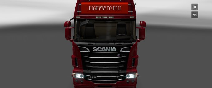 Trucks Leuchtkasten für Scania V8 Eurotruck Simulator mod