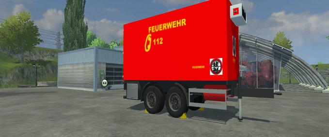 Feuerwehr Feuerwehr Kühlanhänger Landwirtschafts Simulator mod
