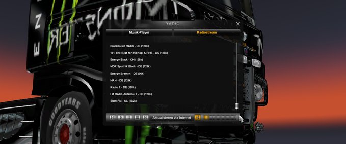 Other New radio streams Eurotruck Simulator mod