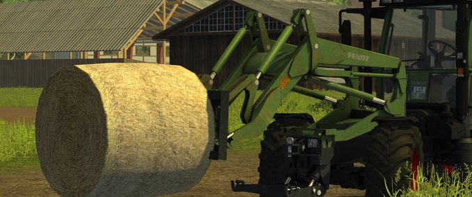 Frontlader Eigenbau Ballengabel Landwirtschafts Simulator mod