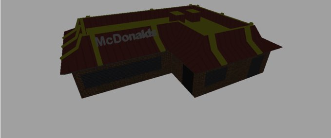 Gebäude McDonalds Ohne Trigger Landwirtschafts Simulator mod