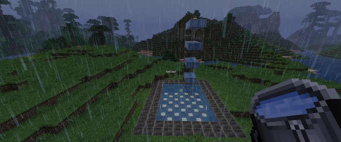 Maps Sprungturm mit Dorf Minecraft mod