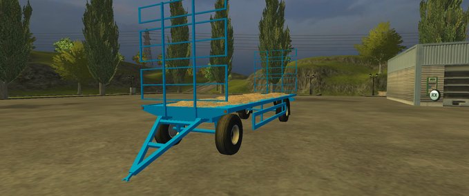 a bale trailer mod for fs19