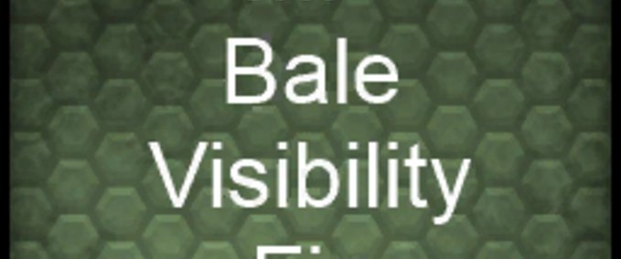 Scripte MP Bale and Pallet visibility Fix Landwirtschafts Simulator mod