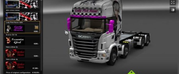 Skins Truck Tuning für alle Trucks Eurotruck Simulator mod