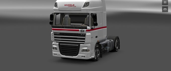 Skins Daf Wheels logistics skin Eurotruck Simulator mod