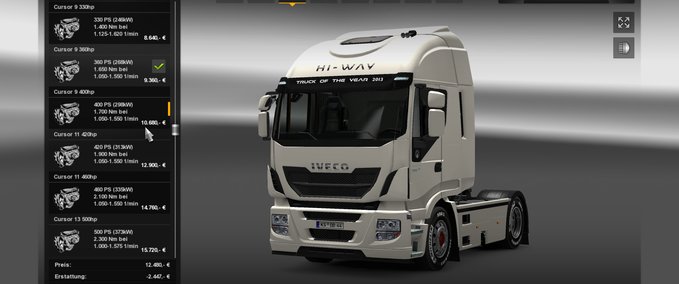 Mods All open Iveco Hiway Eurotruck Simulator mod