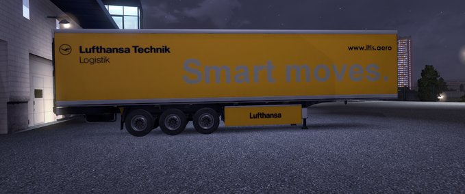 Trailer LufthansaTrailer Eurotruck Simulator mod