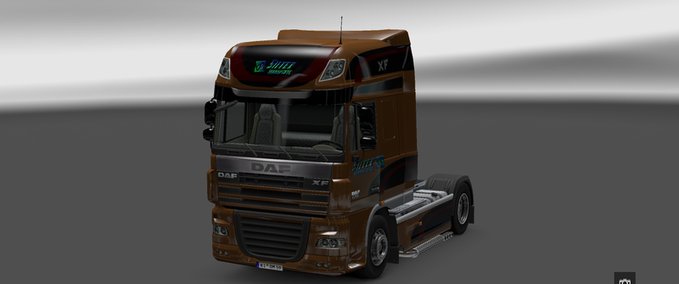 DAF Silver Transporte Eurotruck Simulator mod