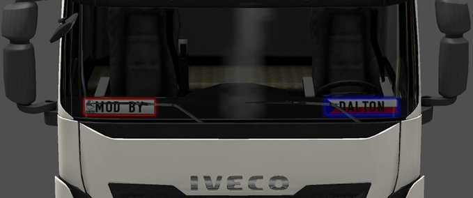 Interieurs Farbige Namensschilder Eurotruck Simulator mod
