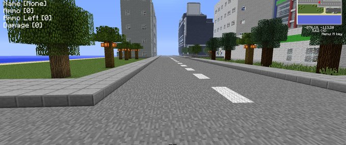 Maps New Castol City Minecraft mod