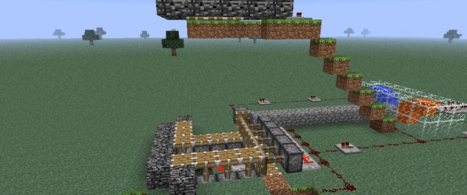 Maps Das selbstaufbauende Haus Minecraft mod