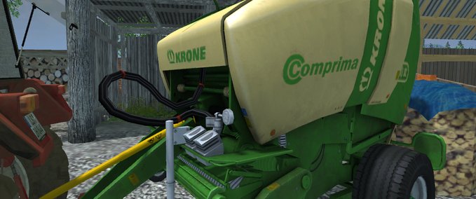Pressen Krone Comprima 150 Landwirtschafts Simulator mod