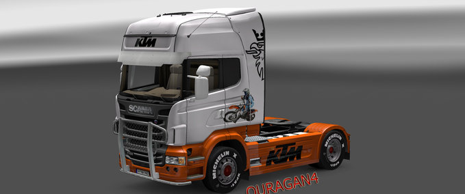 Skins KTM skin for Scania Eurotruck Simulator mod