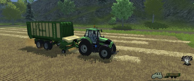 Ladewagen Krone ZX450 GD Landwirtschafts Simulator mod